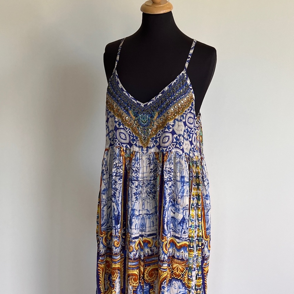 Camilla Embellished Jumpsuit size 1 (AU 8) - Picture 7 of 10